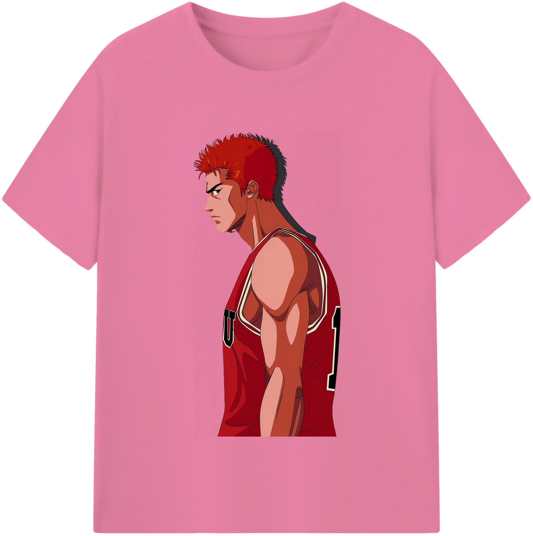 SLAM DUNK／スラムダンク 綿100％半袖Tシャツ（フロントプリント）